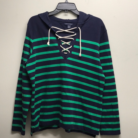 tommy hilfiger striped hoodie